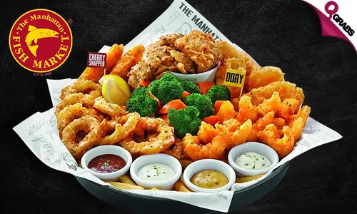 Tasty Seafood Dishes at The Manhattan Fish Market!